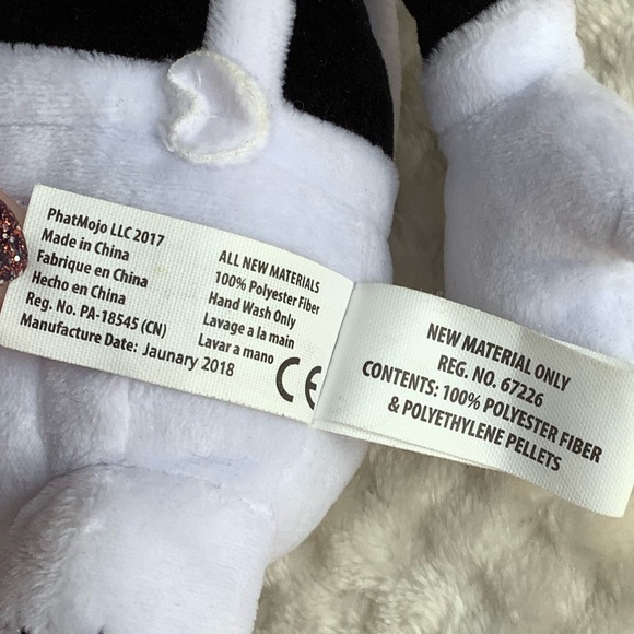 Bendy and the Ink Machine Plush Boris the Wolf Black White Stuffed Animal Toy - Picture 8 of 10